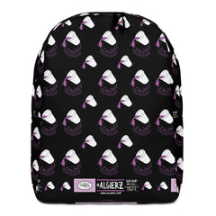 Leaning Drank Cup, Repeating Design, Black, Laptop Backpack (Remix)