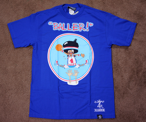Baller (royal blue) Kids T-Shirt