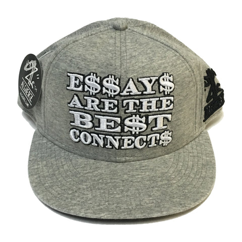 Essays Are The Best Connects - Grey Snapback Hat