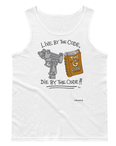 Live By The G Code (white) Tank