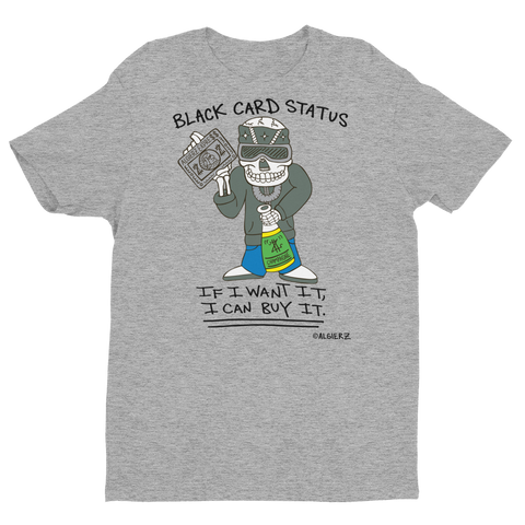 Black Card Status (grey) T-Shirt