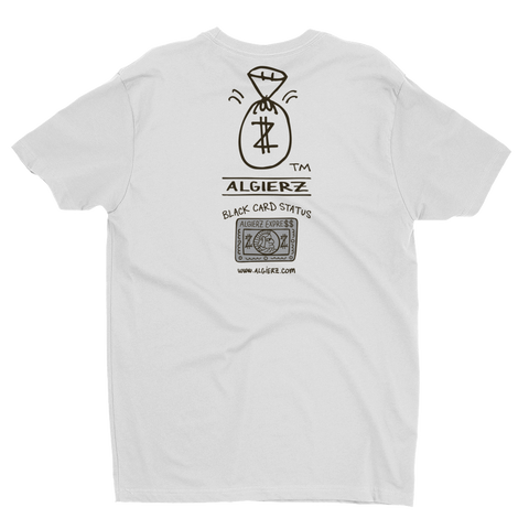 Black Card Status (white) T-Shirt