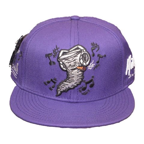Still Jammin Screw - Snapback Hat - Purple