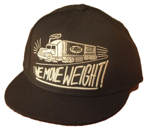 We Move Weight (Black) Hat