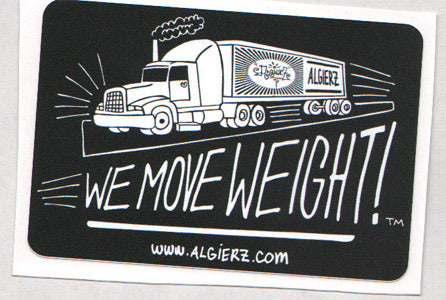 We Move Weight - Sticker