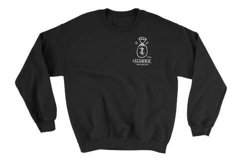 Money Bag - Black Crewneck Sweatshirt