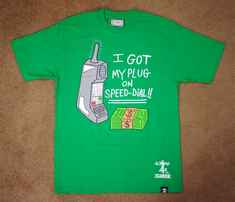 Plug On Speed-Dial (Green T-shirt) Jackie Chain Official