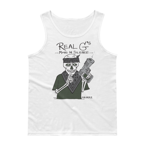 Real G's Move In Silence (white) Tank