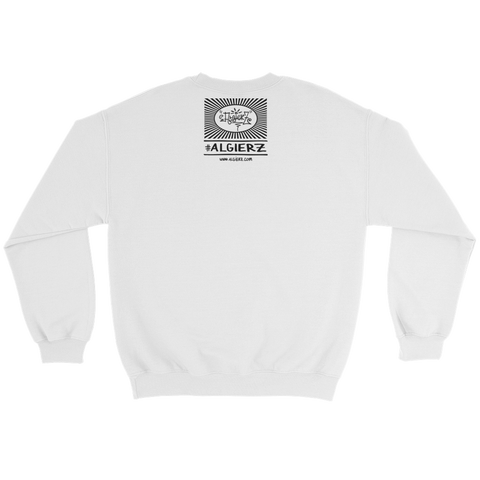 Bona Fide Hustler (white) Crewneck Sweatshirt