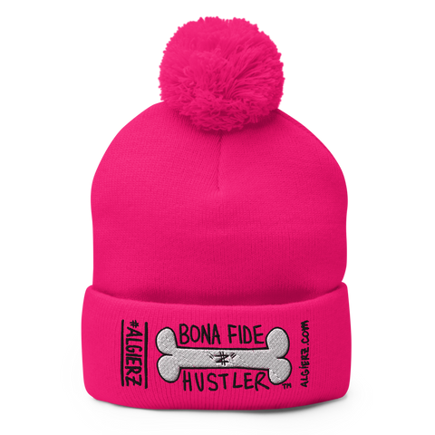 Bona Fide Hustler - Pom Pom Hat - Pink