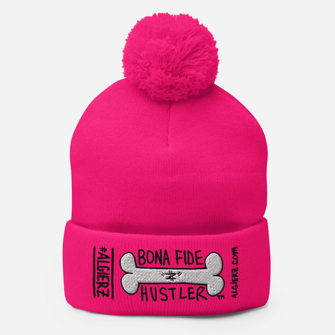 Bona Fide Hustler - Pom Pom Hat - Pink