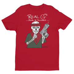 Real G's Move In Silence (red) T-shirt