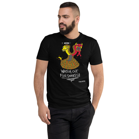 Watch Out For Snakes (black) T-Shirt