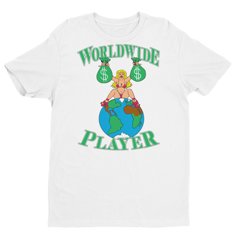 Worldwide Player (white) T-shirt